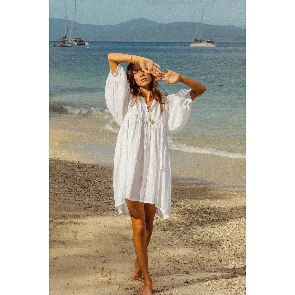 long flared sleeve dress Sexy Maxi Deep V Neck Wholesale Party With Flare Sleeves Garment Measurements How to Color::#54-Slate Gray RD-07.14.26 Manning Cartell - High